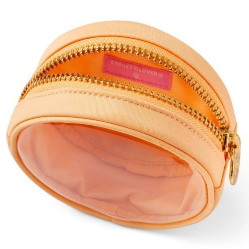 Stoney Clover Round Pouch Bag Orange - Picture 2 of 9